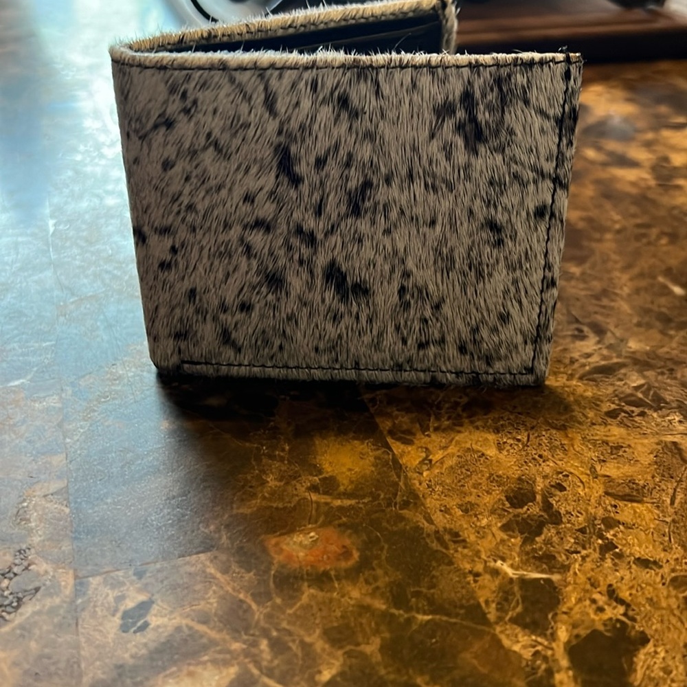 Cow hide wallet